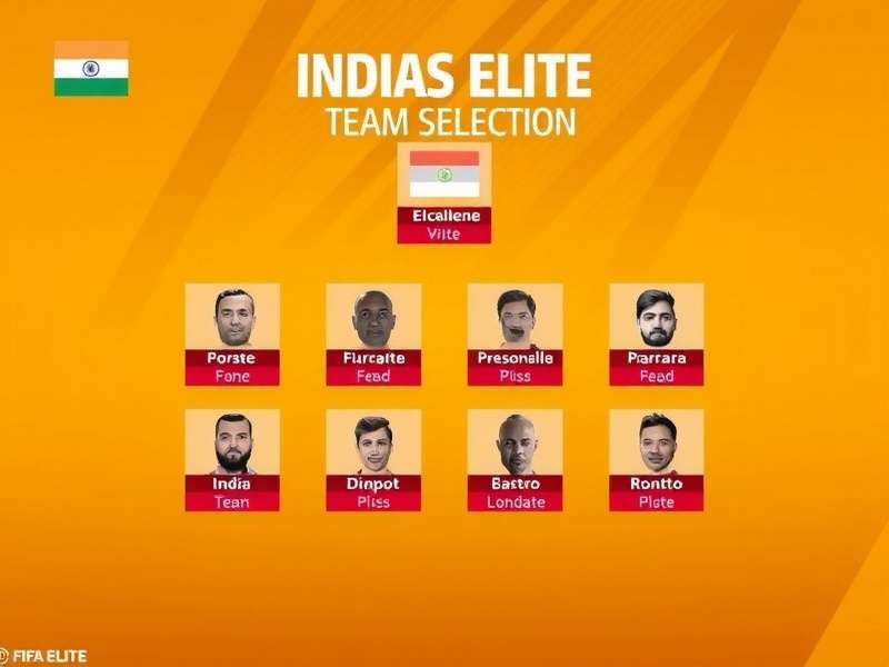 India S FIFA Elite Team Selection